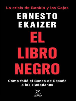 cover image of El libro negro